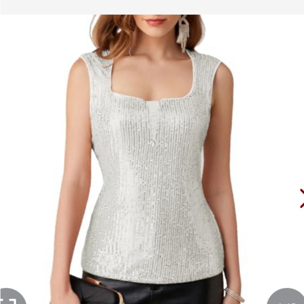 Grace Karan Sequin Top